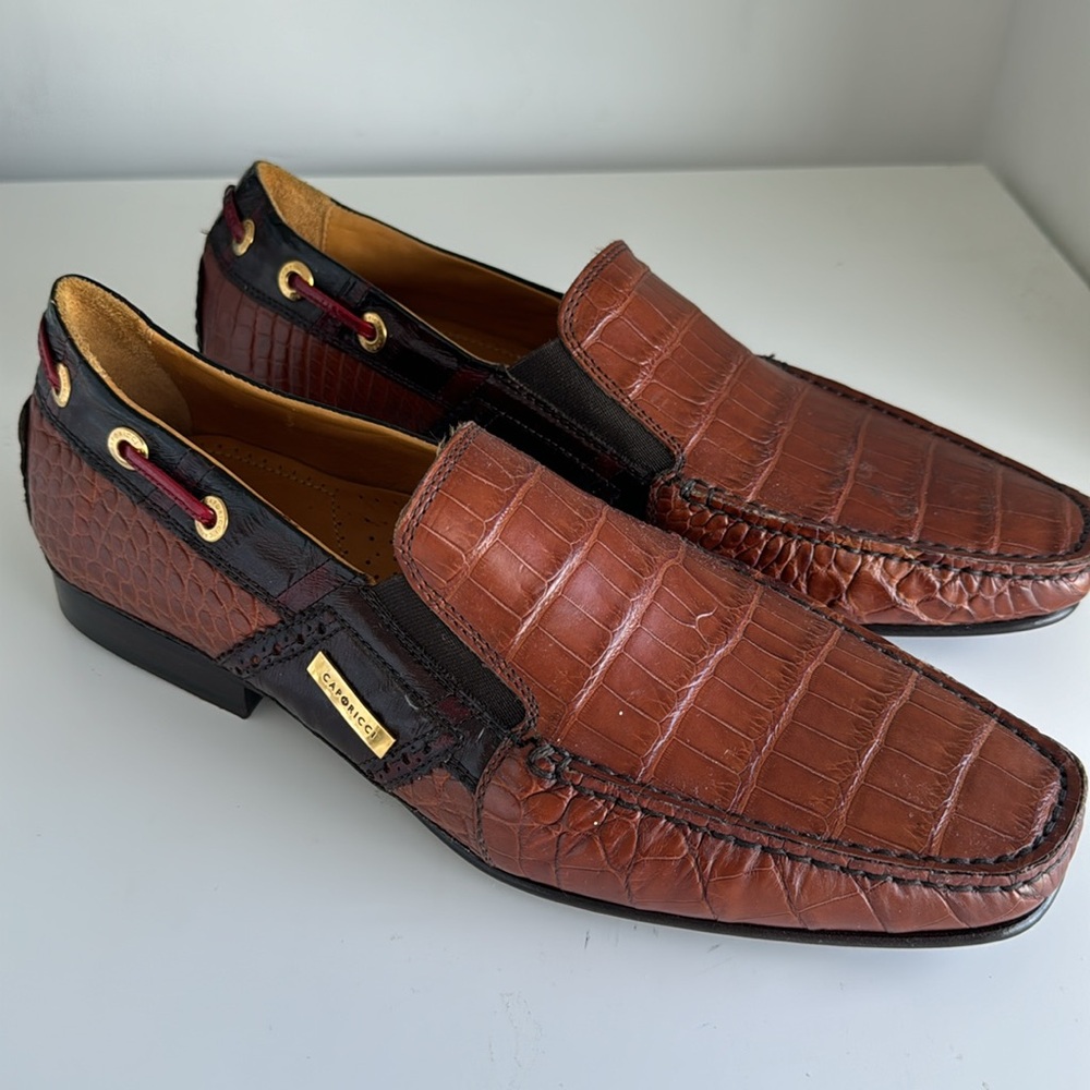 Caporicci genuine alligator shoes